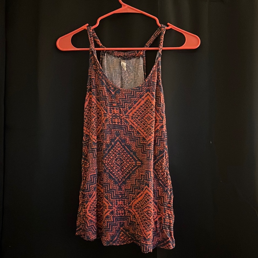 Pink and Blue Flow Tank Top // Size: Small
